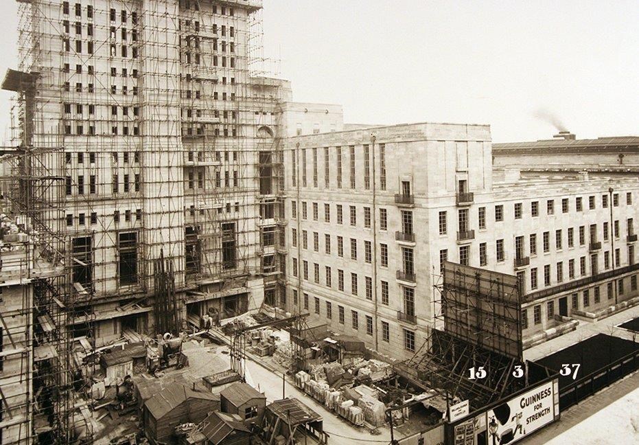 Image of senate house tower construction ct3 4 2